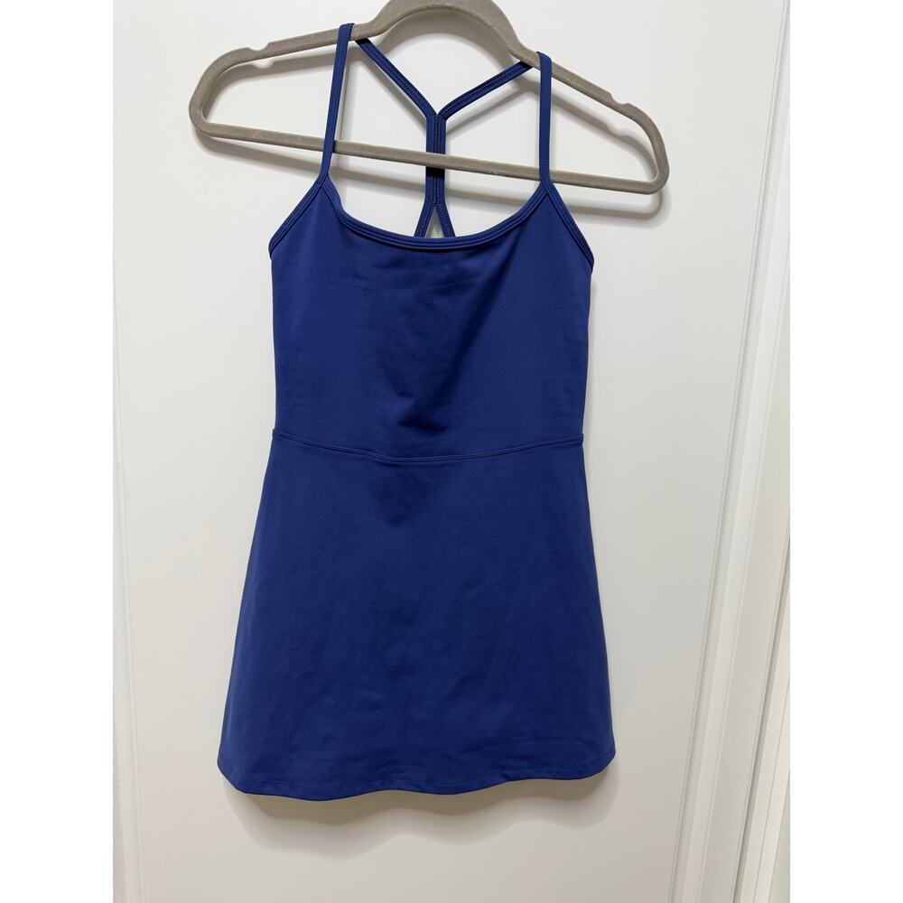 Spiritual Gangster Blue Racerback Lia Dream Tech Athletic Tennis Dress XS - Picture 4 of 8
